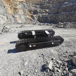 Günstiger Preis 8t-10t Bagger Stahlketten-Fahrwerk Spritzlackierte Kettenfahrwerkskomponenten für Baumaschinen - Product Image 1