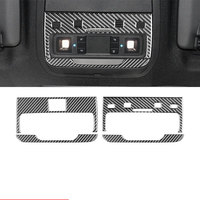 Accessoires intérieurs de voiture en fibre de carbone pour Ford Mustang Mach-e 2021 2022 2023 2024 2025, garnitures de panneau de vitesses, interrupteur de lève-vitre