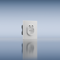 Bingoelec - Enchufes Eléctricos de Pared Schuko de 10/16A, Estándar Europeo, Alemania/Francia Opcional, Enchufes Mecánicos Montados en la Pared