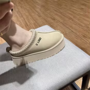 Classic Tazzman Ugh <strong>Ladies</strong> Winter Women Thick-soled <strong>Slippers</strong> Non Slip Large Warm Plush Fashion Snow <strong>Booties</strong> Shoes - Product Image 6