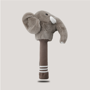 <b>Golf</b> Animal Headcover Gift Funny Plush Soft Cartoon Elephant <b>Golf</b> Head Cover Driver Knit Head Cover in Stock - Product Image 3