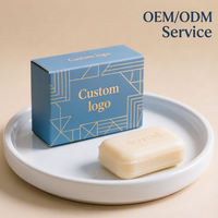 Boîte à savon personnalisée en papier recyclé enduit avec logo en feuille d'or, emballage cadeau personnalisé pour savon, cosmétiques, cadeaux