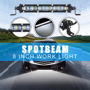 Barre LED tout-terrain 8 pouces 240W, projecteur combiné, barre lumineuse de travail pour camion, voiture, SUV, 4x4, bateau, VTT, phares LED 12V 24V - Product Image 2