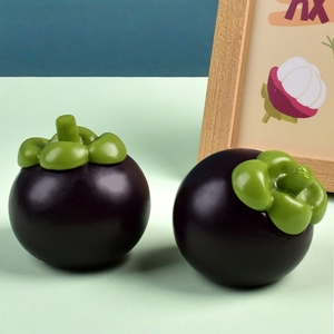 Mangosteen Squeeze <b>Toy</b> Simulation Fruit Fluid Filled Stress Relief Squishy <b>Toy</b> <b>for</b> Kids <b>Adults</b> - Product Image 3