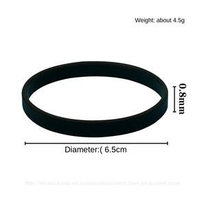 Bracelet en silicone lumineux de couleur unie pour adultes et enfants, idéal pour le sport et les activités de développement sans paroles - Product Image 4