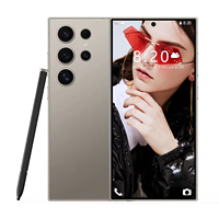 Nuevo Teléfono Inteligente para Juegos 5G LTE S25 Ultra 16+1TB, Cámara Trasera de 48MP, Doble SIM, Octa Core, Francés/Español, Pantalla LED de 120Hz, Carga Rápida