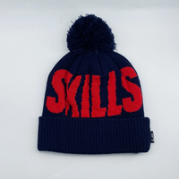 Bonnets d'hiver personnalisés doublés satin, bonnets bouffants en acrylique avec broderie de logo, style chasseur amusant, grande taille, fourniture directe usine OEM