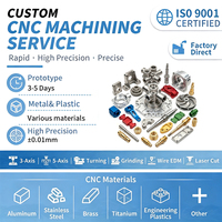 Servicios de Mecanizado de Titanio por Torneado CNC, Piezas de Fresado de Precisión, Servicios de Mecanizado de Precisión para Piezas Torneadas de Latón y Aluminio