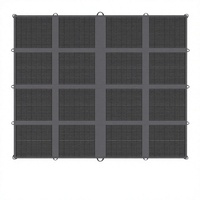Panneau solaire portable 400W léger, pliable 16 volets de type N, chargeur solaire pour station d'alimentation, camping, camping-car, pick-up, marine