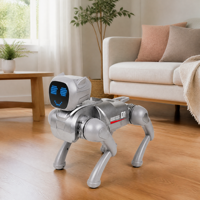 Jimei X1 Chien Robot IA à Commande Vocale et Télécommande, Compagnon Émotionnel, Jouet Éducatif Racontant des Histoires pour Enfants de 4 à 6 Ans