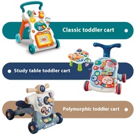 Trotteur multifonctionnel anti-basculement pour bébé, jouet coulissant musical pour tout-petits, avec fonction éducative – Meilleure vente