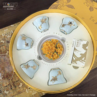 Boîte d'emballage en papier ronde personnalisée avec insert pour tasse à café, produits en céramique, emballage cadeau, boîte en carton imprimée