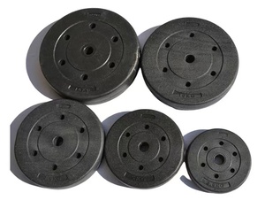 Plaque de poids en béton de haute qualité remplie de ciment KG LB pour l'entraînement physique, ensemble de plaques de poids vides en béton pour haltères - Product Image 6