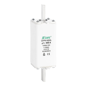 Série NH XL 35-500A 1500V DC, fusible en céramique et cuivre pour panneaux solaires photovoltaïques GPV, certifié CE TUV - Product Image 4