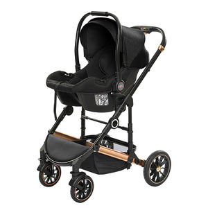 Cochecito plegable 3 en 1 de una mano de alta calidad, saco de dormir de nuevo diseño 3 en 1 Poussette <span class=keywords><strong>Bebe</strong></span>, <span class=keywords><strong>carrito</strong></span> de bebé deportivo <span class=keywords><strong>barato</strong></span> 3 en 1 - Product Image 4