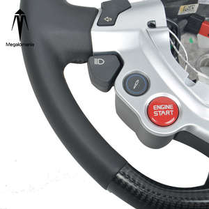 Volant noir de haute qualité pour Ferrari <span class=keywords><strong>458</strong></span> F430 488 812 volant en fibre de carbone - Product Image 5