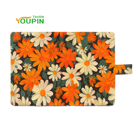 Vente directe d'usine, couvertures de carnet en tissu de coton et de lin créatives faites à la main, format A5, 6x9 pouces, pour cadeaux personnalisés