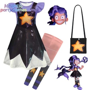 Disfraz de Cosplay para Niños de la Película Infantil HESPER, con Falda con Volantes y Mangas Cortas, Tela de Seda de Leche - Product Image 2