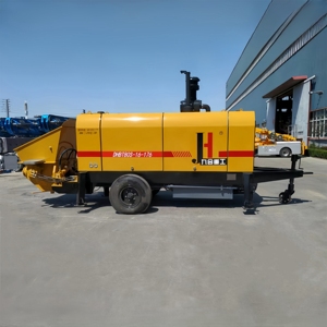 Pompe à béton portable JUHE de 30 m³, 40 m³, 50 m³, 80 m³, 100 m³, pompe à béton sur remorque, pompes à béton de haute qualité - Product Image 1