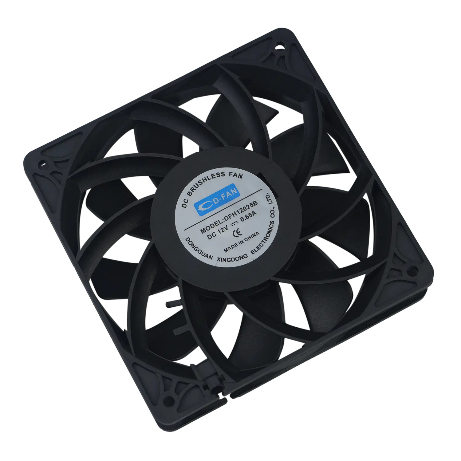 1225 dc fan santrifüj 120mm 12v 24v ventilador dc fırçasız eksenel fan