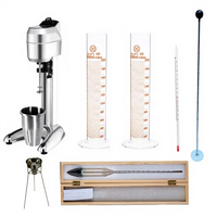 Kit d'analyse de la finesse des particules du sol, hydromètre, agitateur de sol