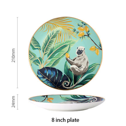 Plaque de 8 pouces de style C