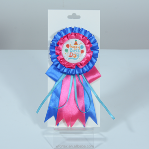 Personalisierbares Happy <span class=keywords><strong>Birthday</strong></span> Auszeichnungsband für Jungen oder Mädchen, Geburtstagsabzeichen, Brosche, Weißblech-Rosette, Anstecknadel, Partydekoration - Product Image 5