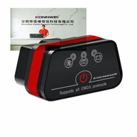 KONNWEI KW903 Original de fábrica 16 PIN OBDII interfaz ELM327 para Bluetooth 5,0 lector de código EOBD escáner 3 años de garantía V1.5 Ver