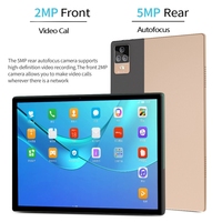 Harga Pabrik Original BDF P70 4G LTE Mini Tablet PC 10.1 Inci 8GB+128GB Dual SIM Android 12.0 MTK6762 Octa Core Laptop Komputer