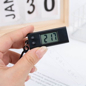 Reloj digital en miniatura, reloj electrónico portátil, forma rectangular, silencioso, compacto, para uso en exámenes de estudiantes - Product Image 3