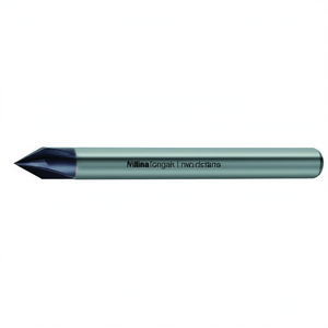 Ttake Ta1560 Solid Carbide End <b>Mill</b> Nano TiAlN Coated 4 Flutes For 60 Degree Chamfering In Contouring Metal End <b>Mills</b> - Product Image 2