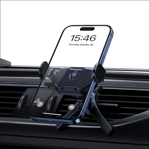 USAMS Precio barato Soporte de teléfono portátil para coche Accesorios de coche Soporte de teléfono para todos los teléfonos móviles en la salida de aire del coche - Product Image 2