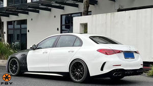 Parachoques delantero de alta calidad, montaje de parachoques trasero, piezas de coche para <span class=keywords><strong>Mercedes</strong></span> Benz Clase C W206, actualización a W206 C63 - Product Image 6