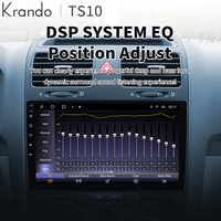 Autoradio GPS Android Krando 10'' pour VW Jetta 2005-2010, Navigation Automobile, Carplay Sans Fil, Unité Centrale de Voiture 64 Go 128 Go