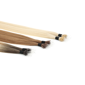 Nouvelle Arrivée 2026 Extensions de Cheveux Humains Vierges 100% de Haute Qualité, Pointe Nano Ondulée Ultra Légère en Plastique pour Femmes - Product Image 3