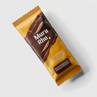Sacs en plastique imprimés sur mesure scellés au milieu, mini sachet de bonbons plat pour biscuits, chocolat, emballage alimentaire, pochette de rangement pour produits comestibles