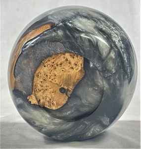 Résine artisanale polyvalente et décorative, pots en résine et en bois pour plantes, adaptés aux herbes, aux plantes succulentes, aux cactus ou aux petites plantes à fleurs - Product Image 4