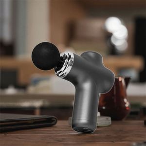 Pistolet de massage électrique rechargeable Pooorodo, 6 niveaux de vitesse, 4 têtes en mousse, brosse à tissus profonds, contrôle du temps de fonctionnement du moteur, autonomie de 6 à 8 heures - Product Image 4