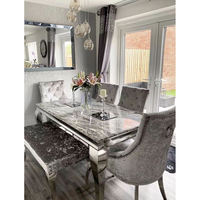 Ensemble de salle à manger de luxe durable et élégant pour cuisine, avec table et 4 chaises – Collection exquise pour votre intérieur
