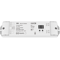 Interruptor de Atenuación DALI DH (DT7) 100-240 VCA 2 Canales * 5 A, Interruptor de CA con Garantía de 3 Años, 2400 W