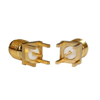 Connecteur RF RP-SMA-KE RP SMA Femelle Jack PCB Mount RF Coaxial Connecteur