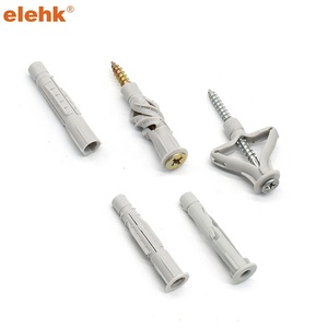 ELEHK 6X36MM Gris – Cheville universelle en nylon multi-usage, bouchons en nylon universels pour nœuds, multifonction - Product Image 1