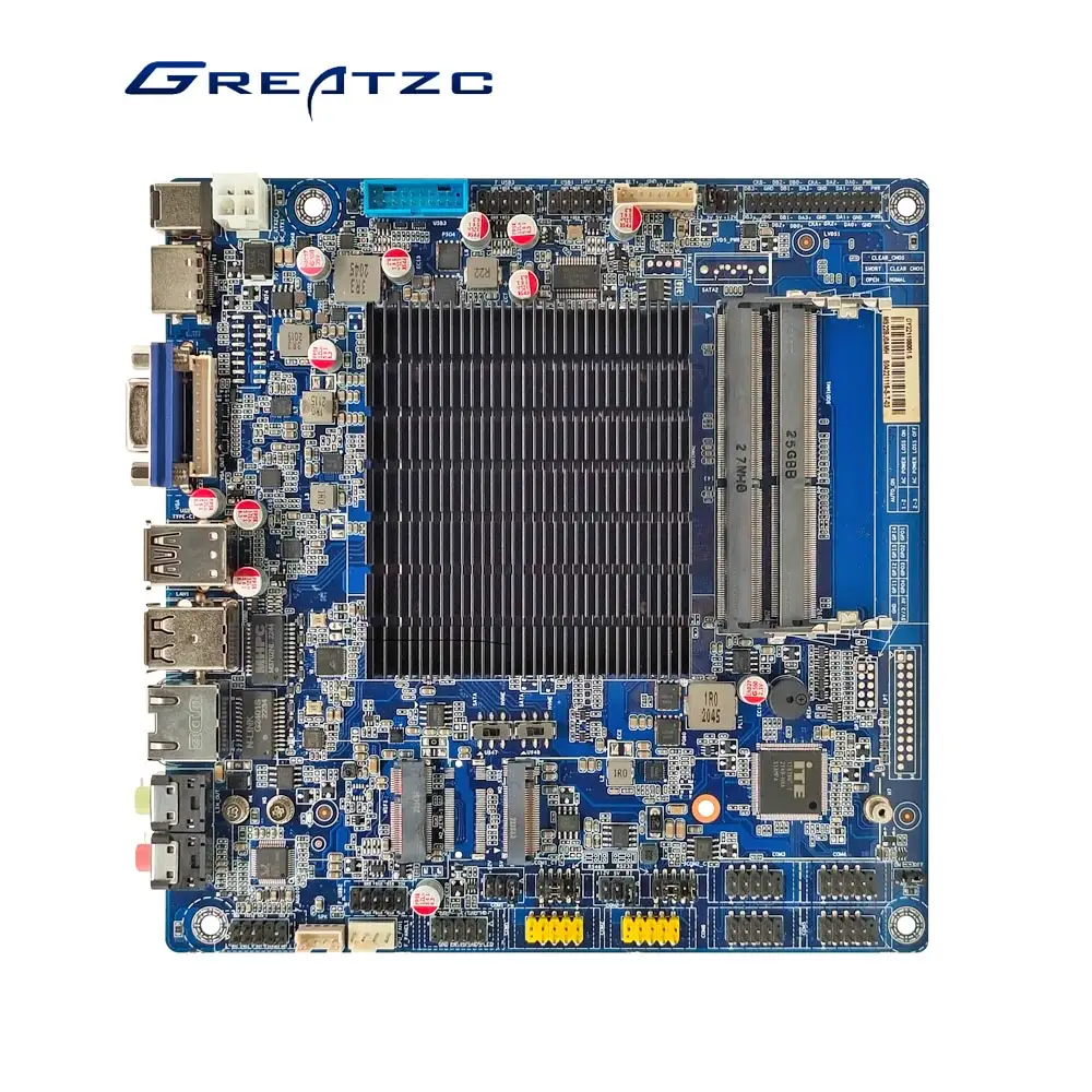 ZC-J6412SL GREATZC Factory Thin Mini Itx Motherboard With J6412 CPU For Mini PC Panel PC Motherboard J6412