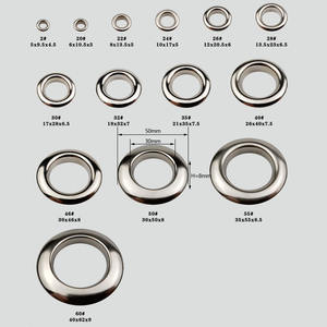 Ojetes <span class=keywords><strong>de</strong></span> Acero Inoxidable <span class=keywords><strong>de</strong></span> 30mm y 46mm, Remaches Plateados Lavables <span class=keywords><strong>para</strong></span> Manteles, <span class=keywords><strong>Cortinas</strong></span> <span class=keywords><strong>de</strong></span> Ducha, Bolsas, Hebillas <span class=keywords><strong>para</strong></span> Agujeros, Stock <span class=keywords><strong>de</strong></span> Fábrica - Product Image 5