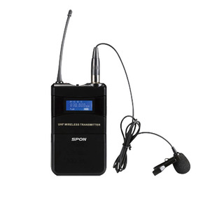 Nhà máy nóng bán giá rẻ Lavalier <span class=keywords><strong>Microphone</strong></span> hệ thống UHF kép Lavalier ve áo mic vlog không dây <span class=keywords><strong>Microphone</strong></span> Kit - Product Image 2