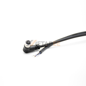 Connecteur circulaire droit M8 M8-6 moulé pour câble de capteur, mâle-femelle, avec code A, 2, 3, 4 broches, 1m, 2m - Product Image 4