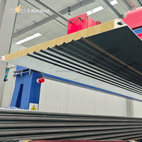 Fabricant chinois de panneaux sandwich métalliques durables et faciles à entretenir de 50 mm, 75 mm, 100 mm, 150 mm, OEM/ODM, avec laine de roche pour bâtiments modulaires