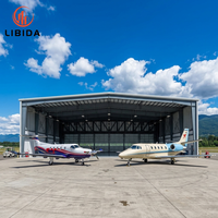 Hangar de Acero Prediseñado para Aviones, Resistente a Altas Cargas de Viento, Taller de Mantenimiento de Aeronaves, Edificio de Aeropuerto, Anticorrosión