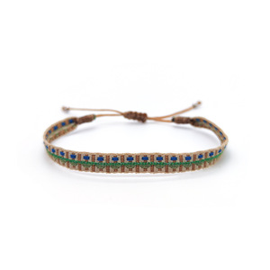 Braccialetto da <span class=keywords><strong>ragazza</strong></span> in corda intrecciata a mano con motivo a conchiglia, stile etnico <span class=keywords><strong>di</strong></span> Guangzhou, gioiello personalizzato retrò, ricordo turistico - Product Image 3