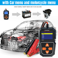 Alternator Tester Professional Automotive Battery Diagnostic Tool KONNWEI KW218 12V Tester for Lead Acid AGM GEL EFB Lithium